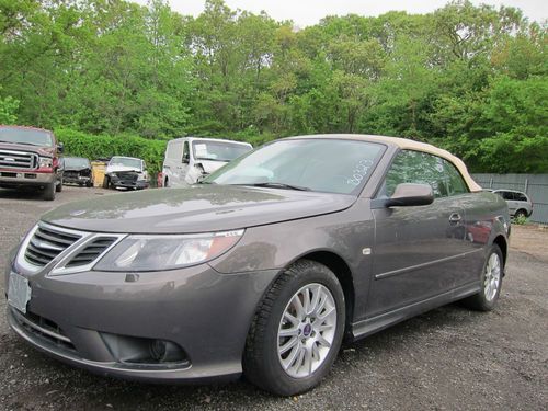 Saab 9 3 2008 convertible only 14k miles! minor water damage!