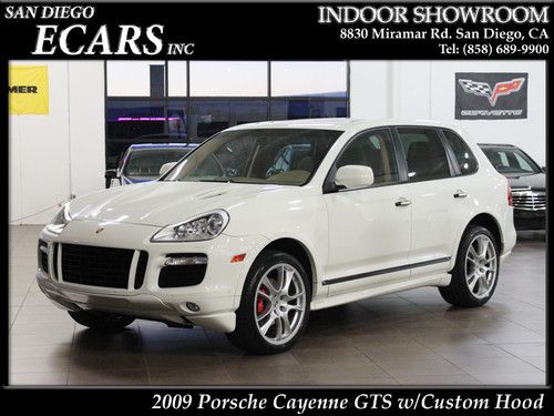 2009 porsche cayenne gts sand white navigation heated seats factory warranty 23k