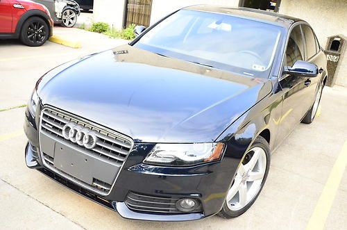 2010 audi a4 quattro 2.0l turbo no reserve 6 speed premium navigation rebuilt