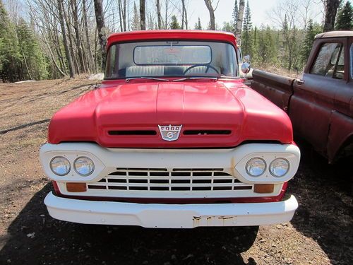 1960 ford f-100 fleetside pickup truck rat hot rod 1957 1958 1959 no reserve