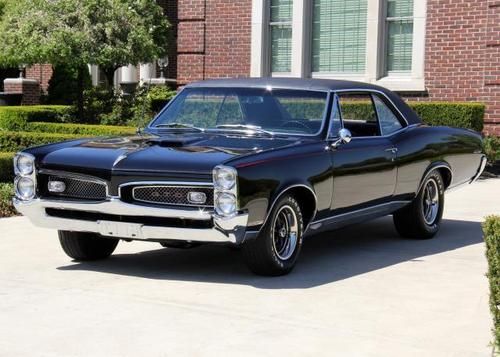 1967 pontiac gto black 4 speed hot restored phs