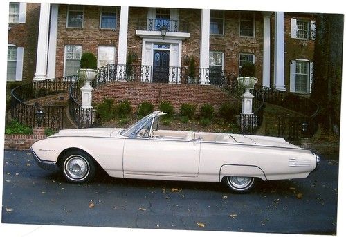 61 thunderbird  convertible all original  good driver