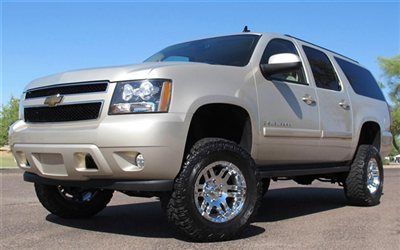 2007 chevrolet suburban lifted az clean 2 owner dealer maintained above average