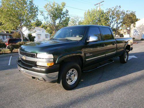 2002 chevrolet silverado 2500 hd ls 2wd crew cab duramax turbo diesel 6.6l