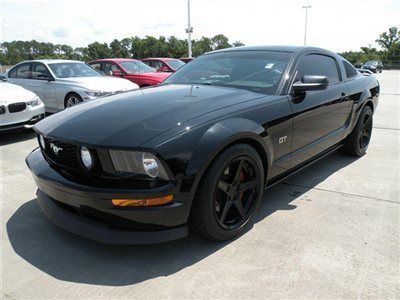 2008 ford mustang gt  coupe **one owner**  black/black  manual transmission *fl