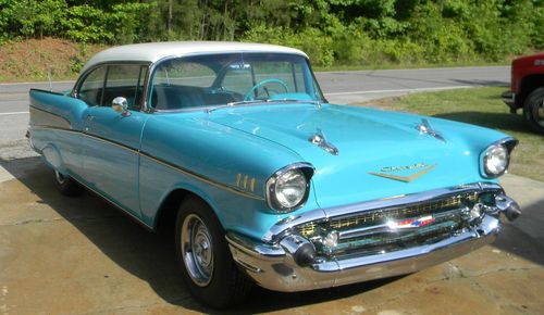 Fully restored 1957 chevy bel air