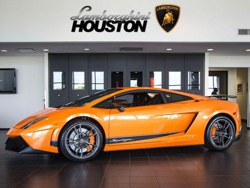 2011 lamborghini gallardo lp570-4 superleggera orange cam nav carbon 3802 miles