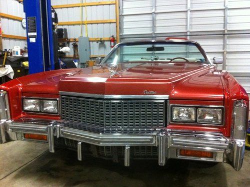 1976 cadillac eldorado convertible, 2-door, 44k original miles