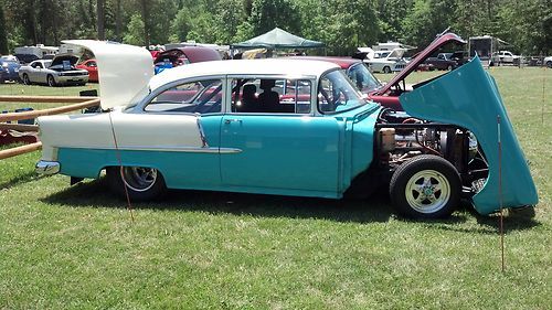 1955 chevy 210 bel air post pro street tubbed lt1 350 4 speed m21 very nice nr