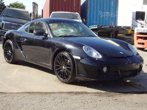 2006 porsche cayman s damaged rebuilder runs! sports coupe luxurious wont last!!