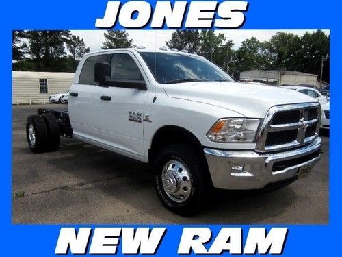 New 2013 ram 3500 4wd crew cab slt diesel chassis drw msrp $56860 bright white