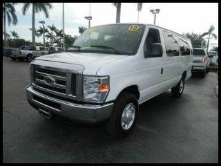 2010 ford econoline wagon e250 ext 15 passenger 5.4l v8 1 owner clean !!!!!!!