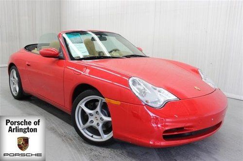 2003 porsche 911 carrera bose convertible red clean low miles