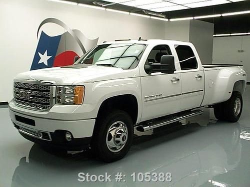 2013 gmc sierra 3500 denali crew 4x4 drw sunroof nav 2k texas direct auto