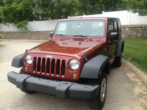 2007 jeep wrangler unlimited x sport utility 4-door 3.8l 6 speed manual