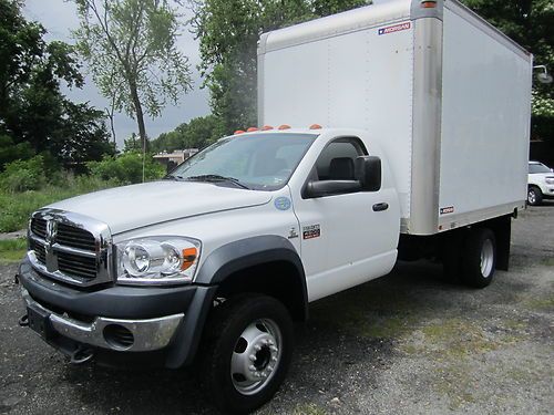 2008 dodge ram 4500 box truck 12x8 morgan box dually tow haul hauler flatbed cm