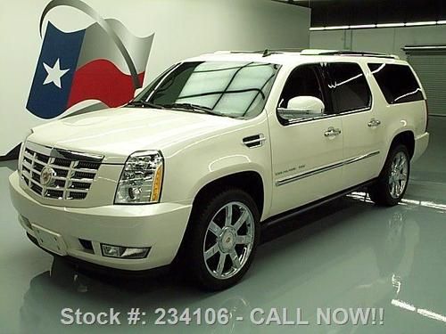 2010 cadillac escalade esv premium sunroof nav dvd 19k! texas direct auto