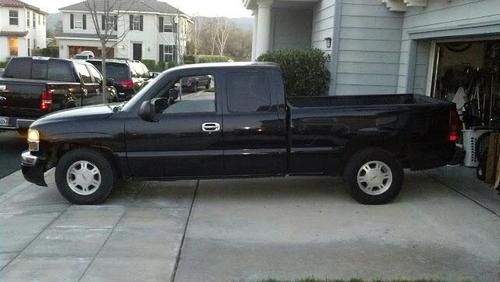 2004 gmc sierra 1500 sle extended cab pickup 4-door 4.3l