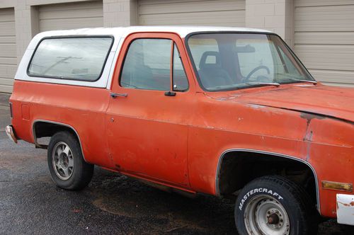 1981 chevy k5 blazer project ***no reserve***