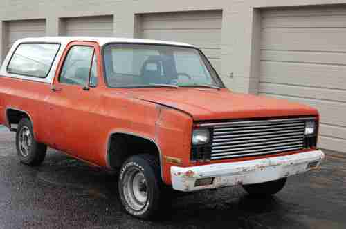 1981 CHEVY K5 BLAZER PROJECT ***NO RESERVE***, image 2