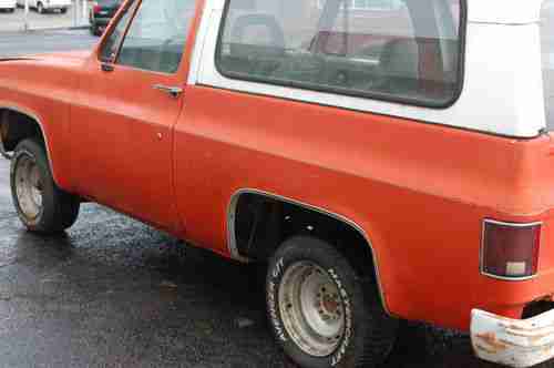 1981 CHEVY K5 BLAZER PROJECT ***NO RESERVE***, image 5