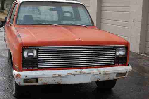 1981 CHEVY K5 BLAZER PROJECT ***NO RESERVE***, image 13