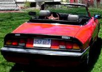 1986 alfa romeo spider quadrifoglio convertible 2-door 2.0l