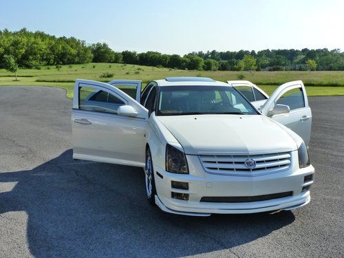2007 Custom Designed Cadillac STS 4 Shimmering Pearl White!, image 19