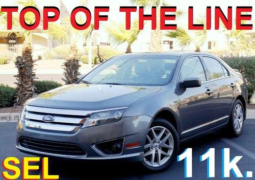 2012 ford fusion sel 11k microsoft sync sony bluetooth leather sunroof heated