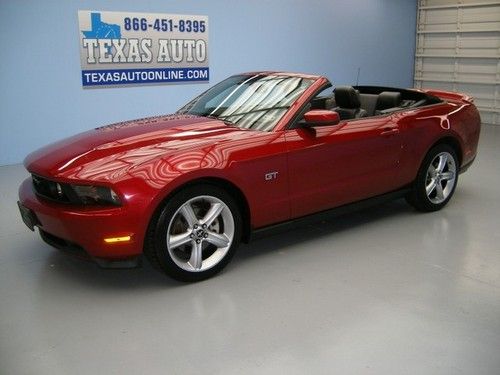 We finance!!  2010 ford mustang gt convertible premium auto nav rcam sync shaker