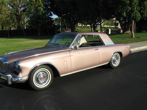 1962 studebaker hawk gran turismo gt 289 4 speed posi original stock cali car