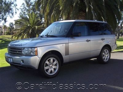 06 rover hse-nav-rear camera -satellite radio- h/seats *2 owner california car*