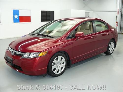 2007 honda civic lx sedan automatic cruise ctl only 31k texas direct auto