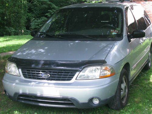 2001 ford windstar se sport mini passenger van 4-door 3.8l~silver~see info