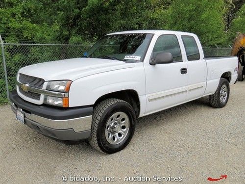 2005 chevrolet chevy silverado 1500 4x4 pickup truck w/ 4.8l v8 engine 4wd