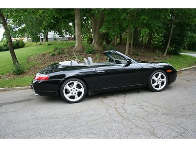 1999 PORSCHE 911 CARRERA CABRIOLET*BLACK*6SPD*PWR STS*K40 RADAR*LOJACK*SWEET!, US $19,750.00, image 32