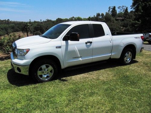 2008 toyota tundra sr5 trd dbl cab 5.7l 2wd 1 owner in excellent condition