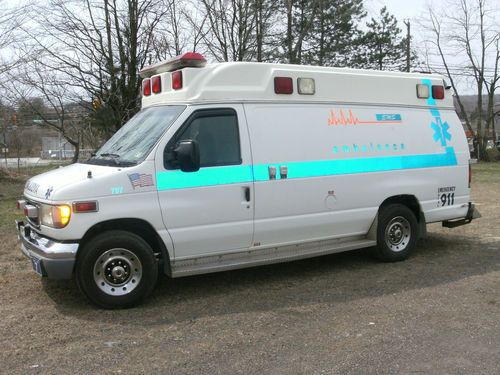 2003 ford e-350 ambulance 7.3l