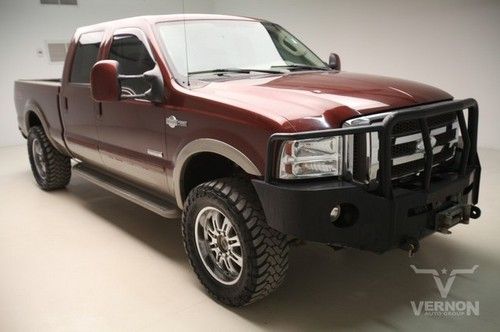 2007 king ranch crew 4x4 fx4 sunroof leather heated v8 diesel 146k miles