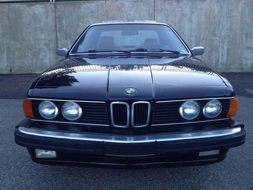 633csi daily driver california car rare 5-speed black good body e24 e28 635 535