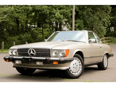 1987 mercedes benz 560sl convertible hard soft top classic serviced 560 sl