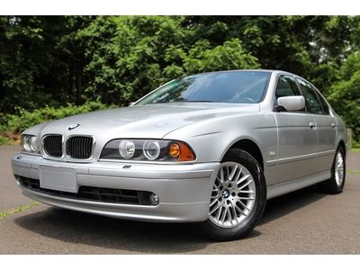 2002 bmw 530i 530 1 owner 58k low mile 3.0l serviced loaded cold weather package