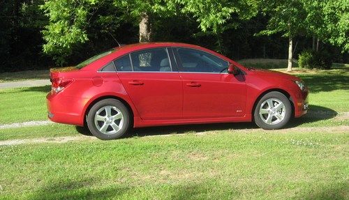 2012 12 chevrolet cruze lt rs package 12,220 miles 1 owner crystal red metallic