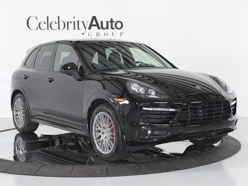 2013 porsche cayenne gts blk/blk awd pcm nav bose