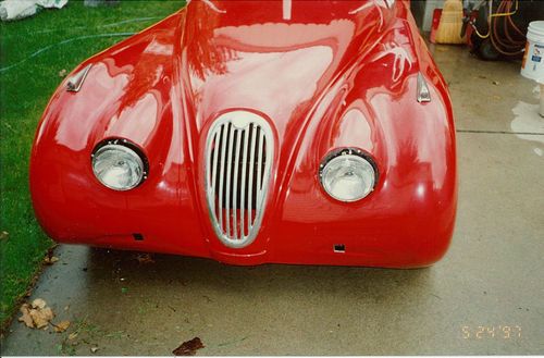 Jaguar xk-120 roadster replica kit car