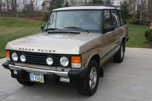 1995 range rover classic roman bronze all new interior