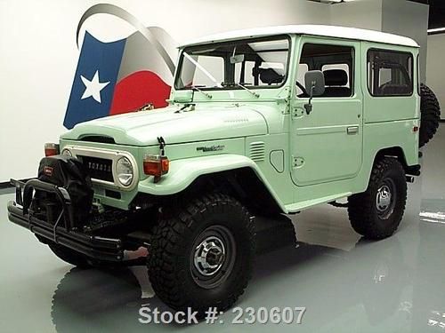 1976 toyota land cruiser fj40 4x4 v8 ac restomod 25k texas direct auto