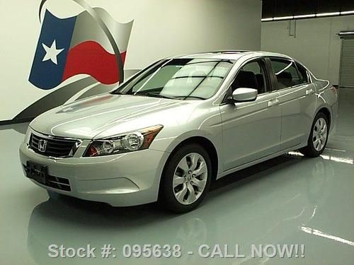 2008 honda accord ex-l auto sunroof heated leather 46k texas direct auto