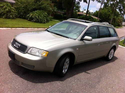 Outstanding 2002 audi a6 quattro avant wagon 4-door 3.0l - no reserve!!