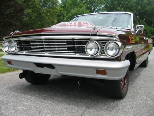 1964 ford galaxie 500 nostalgic race car 427 clone restored